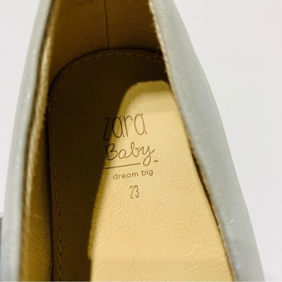 Zara ruffled little girl formal flat shoes - Picture 3 of 5